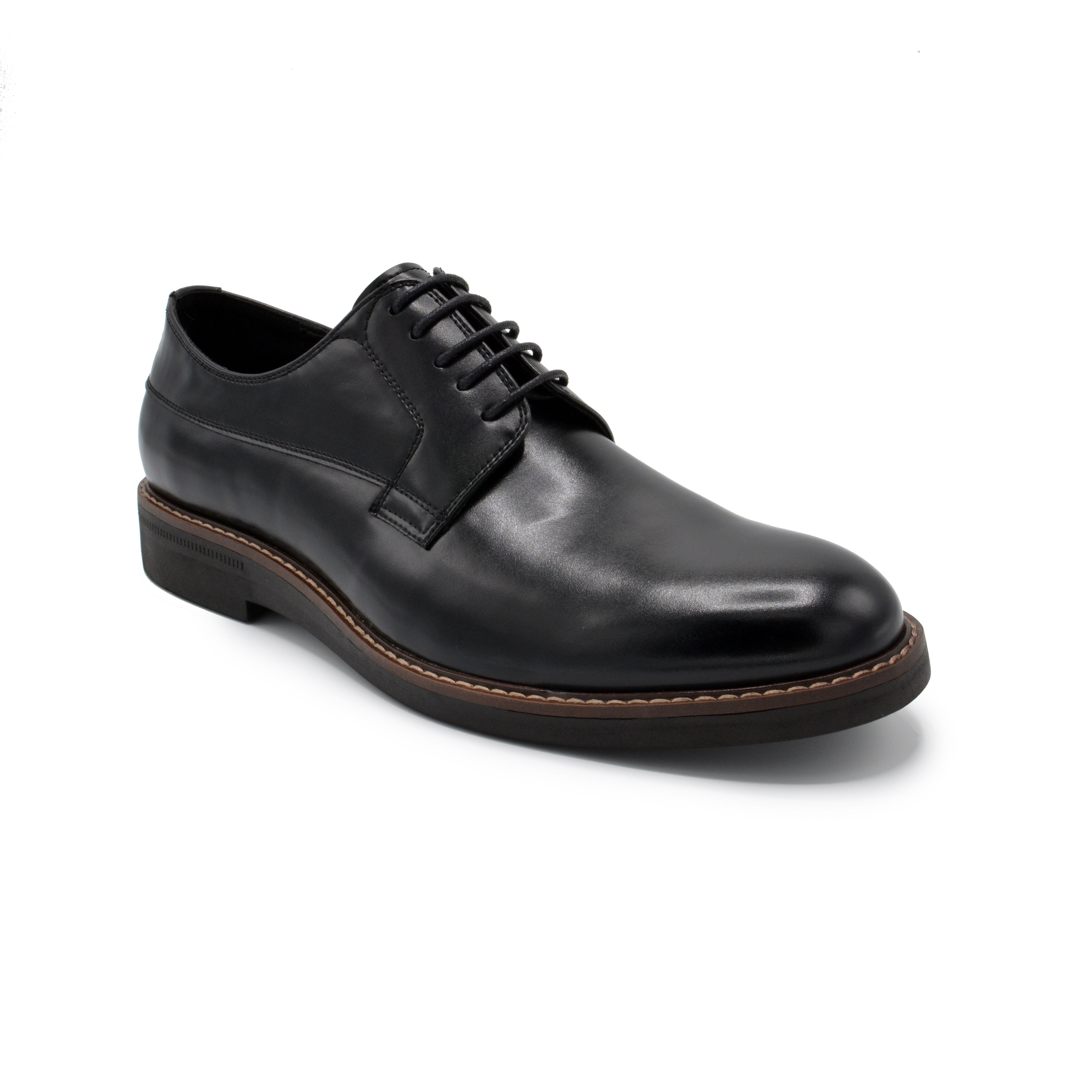 Monaco Plain Toe Dress Shoes - Black – Aston Marc